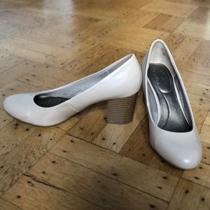 Nude Comfort Heels size 8